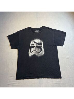 Faded 90's Star Wars Black Graphic T-Shirt with Stormtrooper